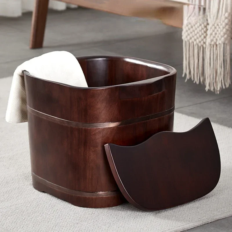 

Rosewood Foot Bath Barrel Household Wooden Foot Soaking Barrel Solid Wood Over Calf High and Deep Barrel Foot Massage