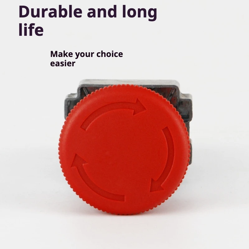 Emergency Pushbutton with NO NC contacts, automation , pushbutton box ;