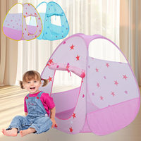 Children play tent house Children's room cartoon indoor outdoor games room Folding decorated tent toys Christmas gift girls