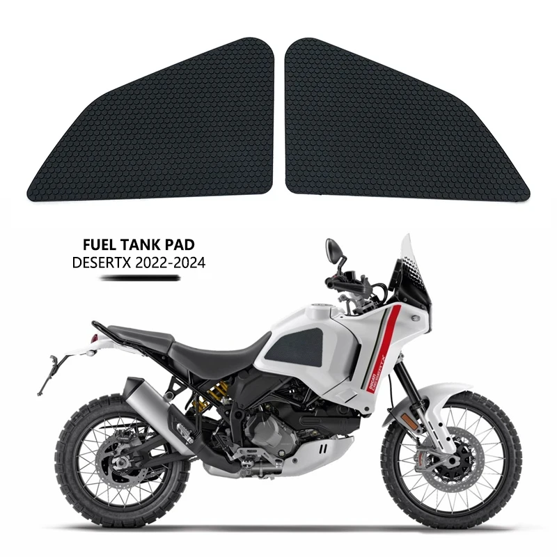 

Motorcycle Anti slip Fuel Tank Pad Side Gas Knee Grip For Ducati DesertX Desert-X Desert X 2022 2023 2024