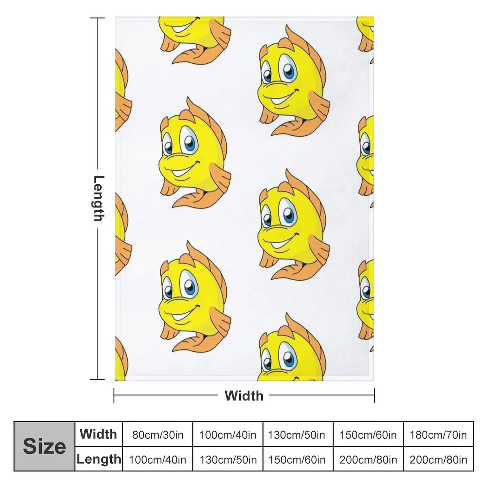 Freddi Fish Throw Blanket Vintage Fashion Sofas Blankets