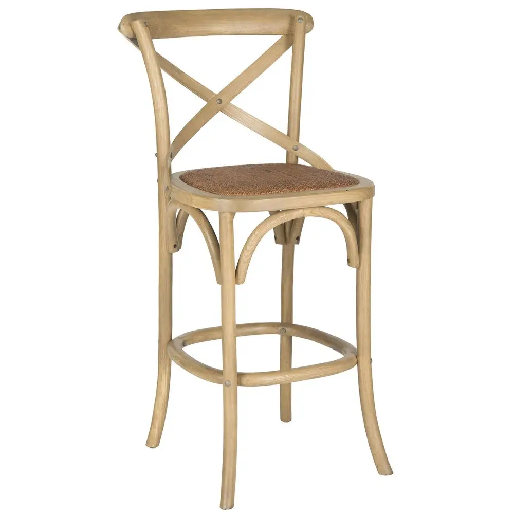 

American Homes Collection Franklin Ivory 30.7inch Bar Stool