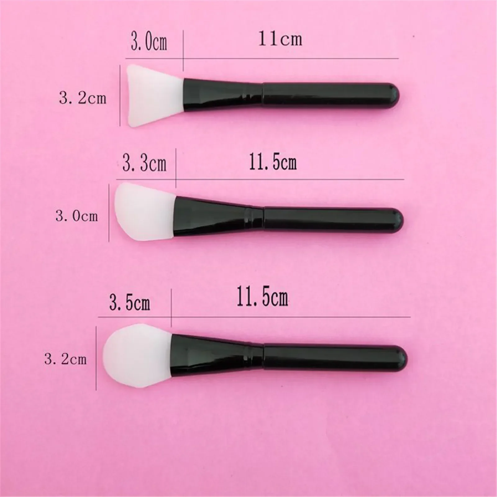 1pcs Silicone Mask Brush Handle Diy Soft Head Mask Stick Facial Makeup Beauty Brush Makeup Brush Face Care Tool