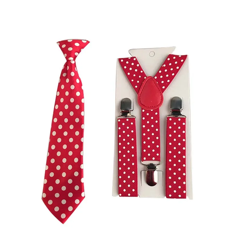 Kid 2Pcs Bowtie Suspenders Children Wedding Cute Christmas Classic Clothing Accessories Casual school Gift MW25