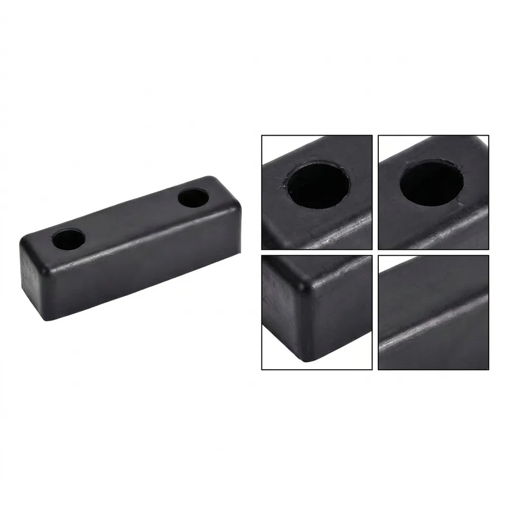 10pcs Black Rubber Bumper Pad Shock Absorbing Damper For Squat Rack Cage Gym Machine Fitness Equipment Strength Training