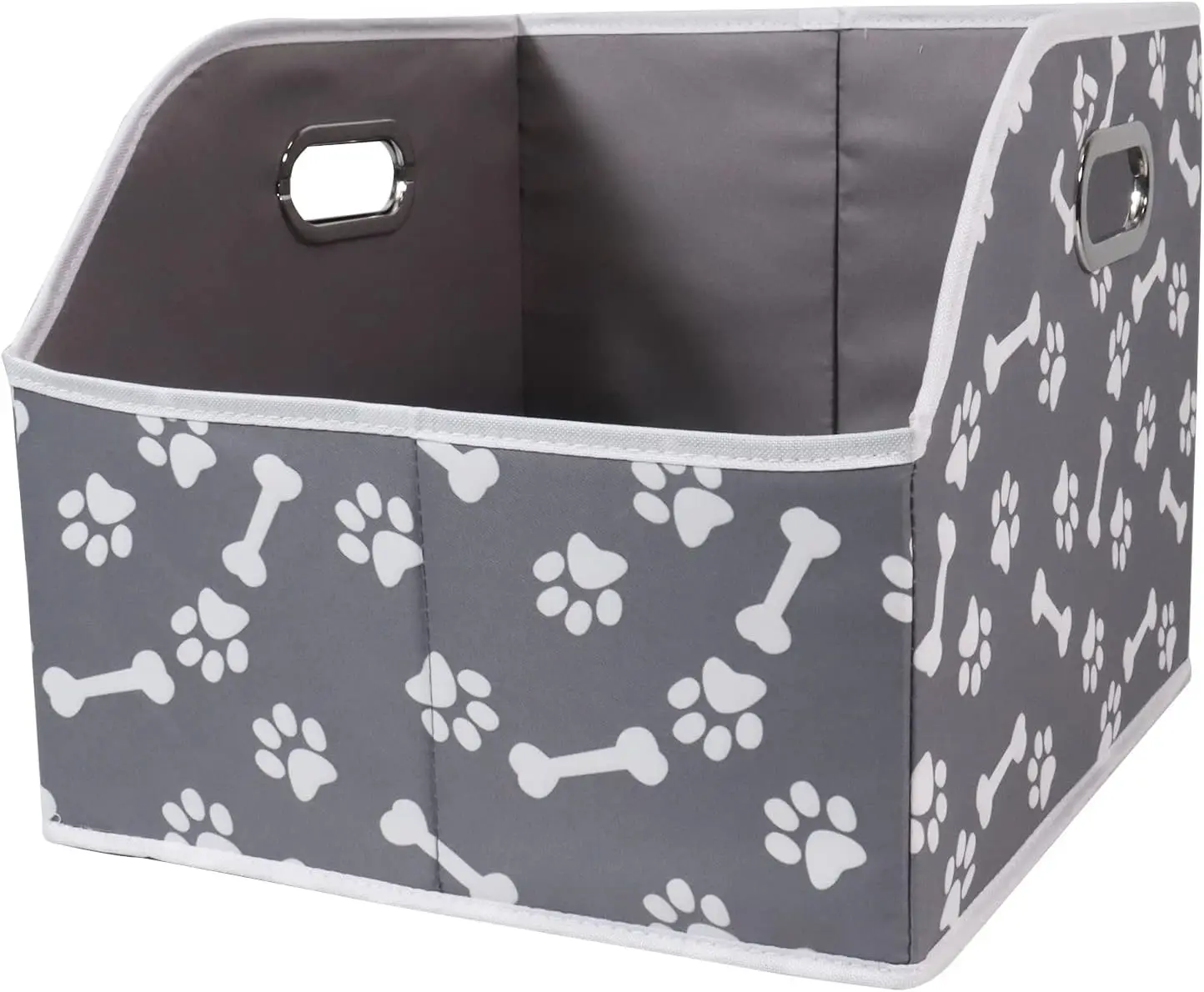 

Foldable Toys Bin -Dog Toys Bin-Dog Toy box-Storage Basket with Handle,Organizer Bin for Pet Toys, Blanket