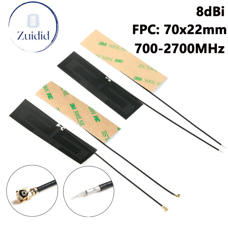 10 шт./1 шт. GSM 2G LTE 4G GPRS CDMA WCDMA Встроенная печатная плата антенна 8dbi FPC Ufl IPX IPEX коннектор беспроводной модем антенна