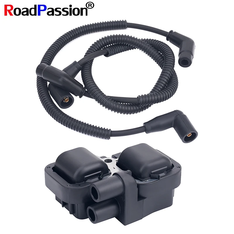 

Road Passion Motorcycle Ignitor Coil Spark Plug Wire For Can-Am Commander Renegade Outlander 800 500 570 650 1000 800R 1000R MAX