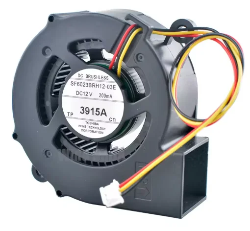 For Projectors SF6023BRH12-03E 6cm 60mm Blower Fan 60x60x23mm DC12V 0.20A 3-Pin Turbine Cooling Fan