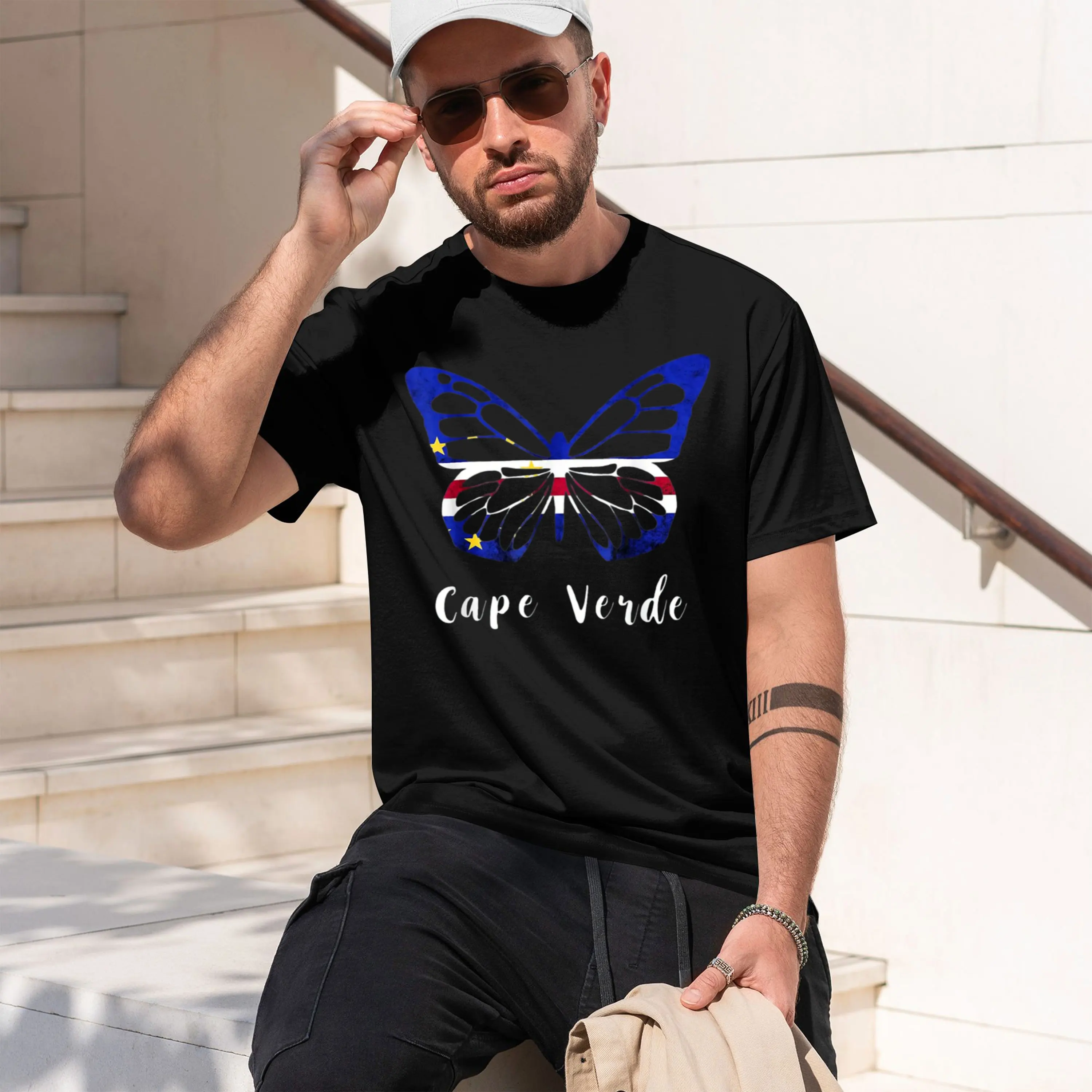 Ce Verde Ce Verdean P Hope Cabo Verdean T-Shirt Individuality Harajuku Kawayi Printed T-shirt 2026 New Model Short-sleeve crewne
