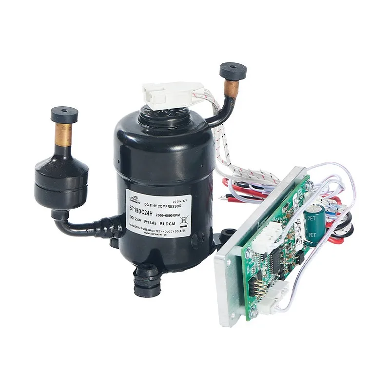 Extra small ST19DC ultra-micro mini compressor DC12V24V48V DC air conditioner water machine cooling capacity 400W