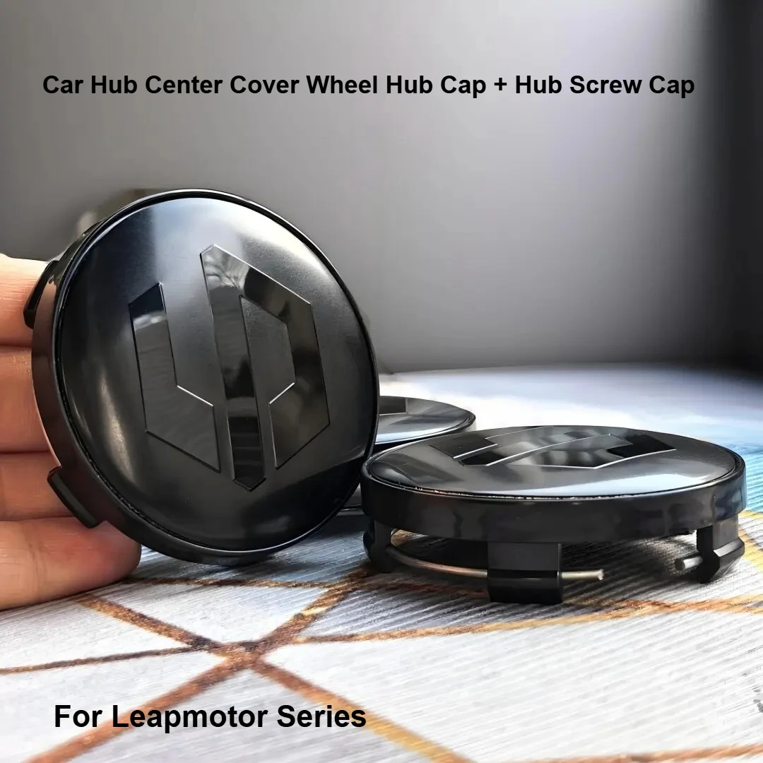 Para Leapmotor B03X B05 C10 C11 T03 C01 B01 C16 B10 S01: Cubierta central de buje de rueda, tapa de buje, tapa de tornillo de buje, accesorios de modificación.