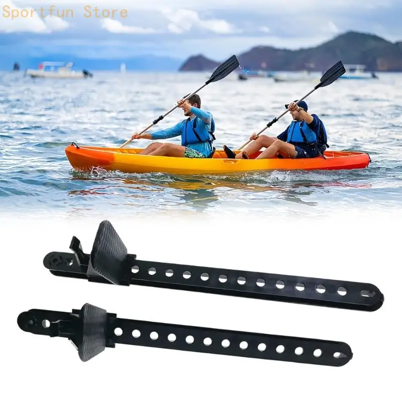 Craft Foot Hardware Pair for Marine Service, Adjustable Positioning with Grip Texture and Left Right ABS Plastic for Daily