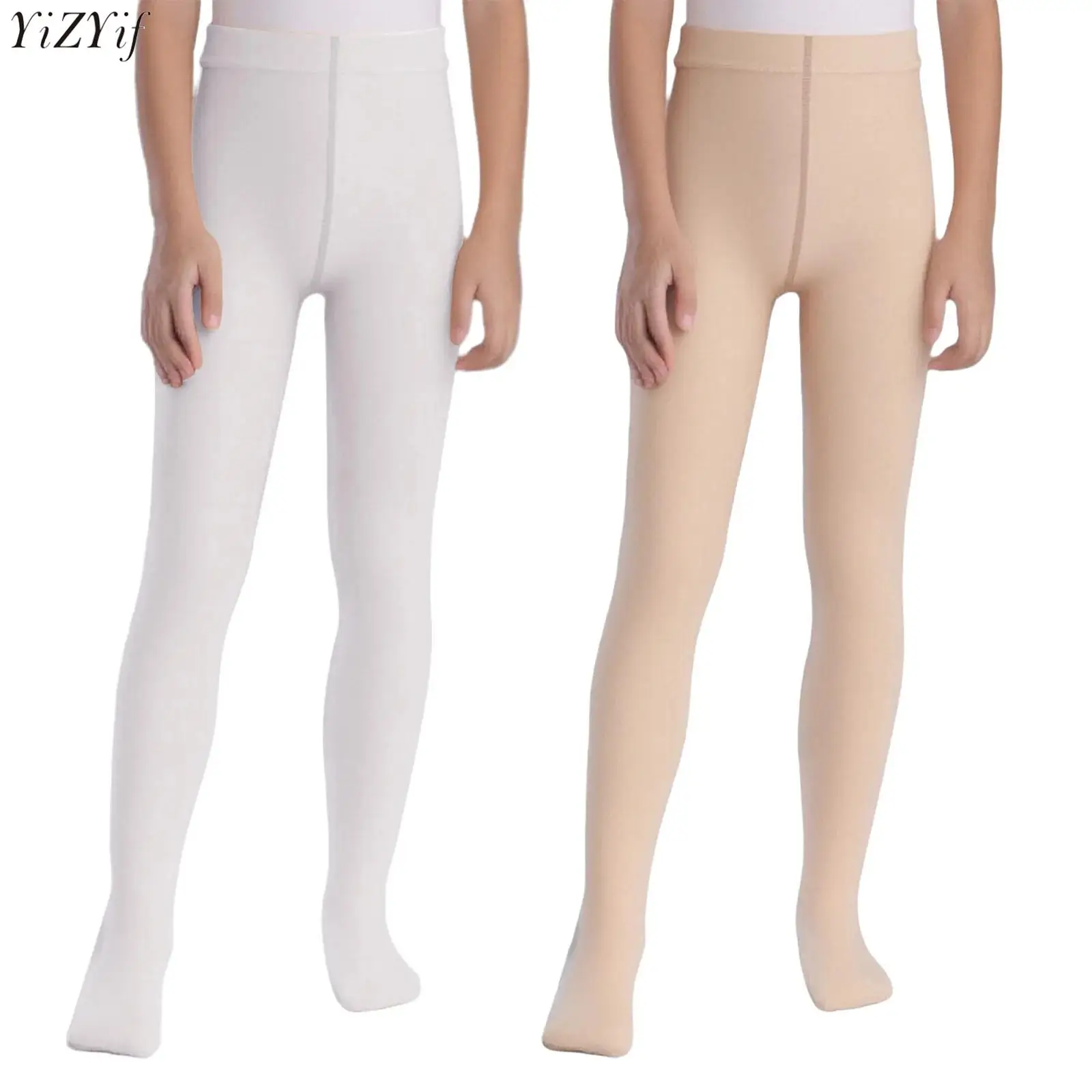 

2Pcs/Set Kids Girls Ballet Dance Tights Stretchy Pantyhose Stockings Moisture-Wicking Footed Leggings for Gymnastics Practice