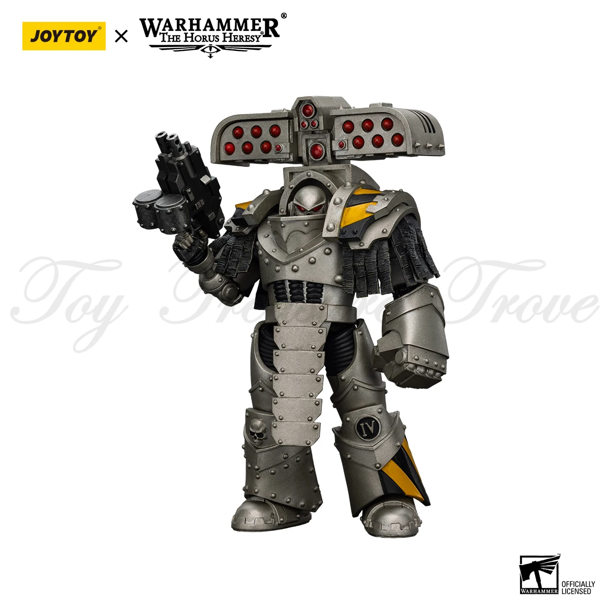 [Em estoque] JOYTOY Warhammer 30K 1/18 Figuras de ação lron Warriors Tyrant Siege Terminator 2 peças modelo de brinquedo