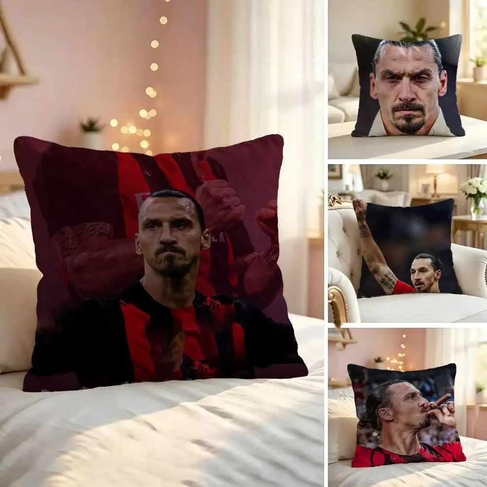 Zlatan I-Ibrahimovic Pillow Case Sofa Living Room for Bedroom Headboard Backrest Cushion Square Nap Time