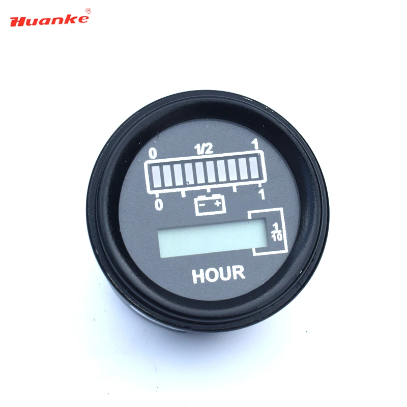 factory supply 24v round type 803R battery  indicator with hourmeter
