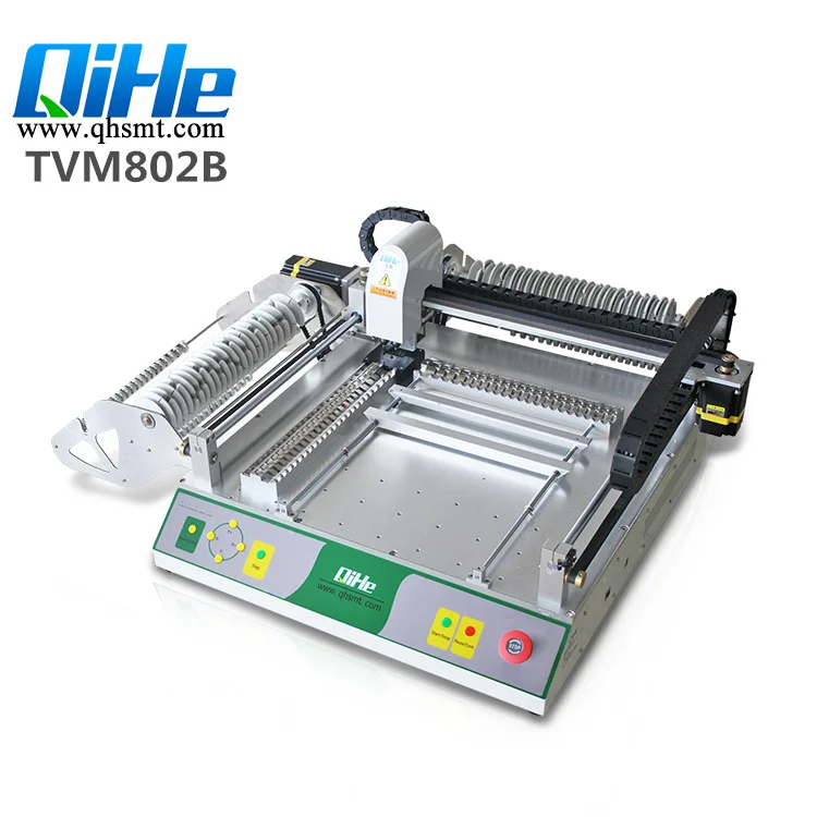 QIHE High Performance TVM802B Pick And Place Pcb Printing Smd Led Light Production Machine