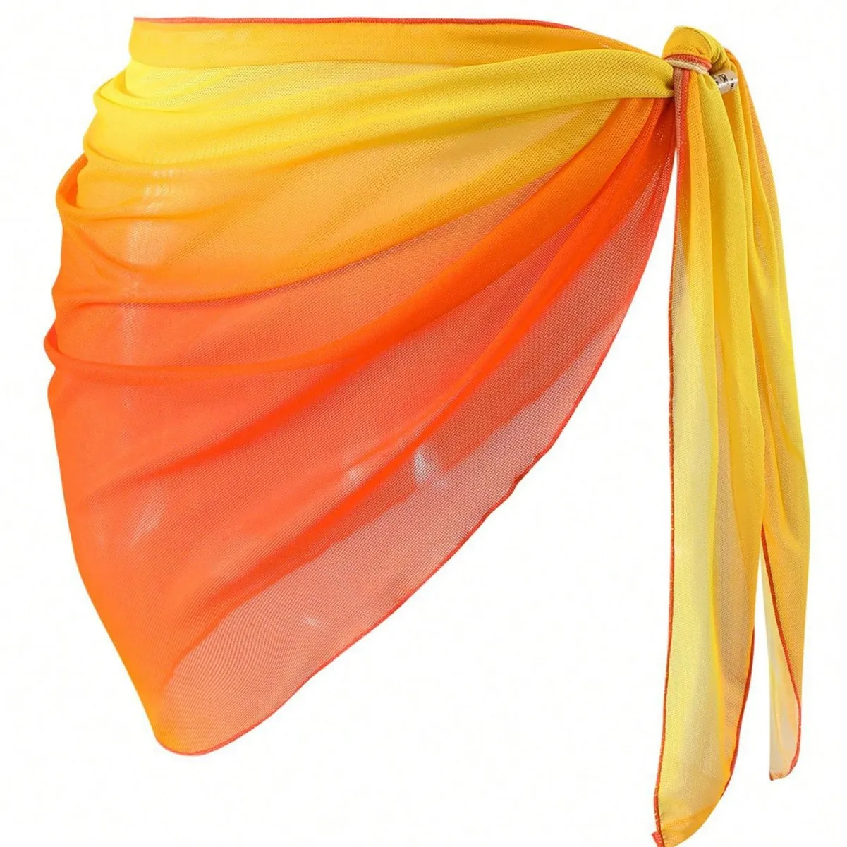 New Summer Women's Sexy Fashion Gradient Color Versatile Loose Leisure Resort Bikini Beach Apron