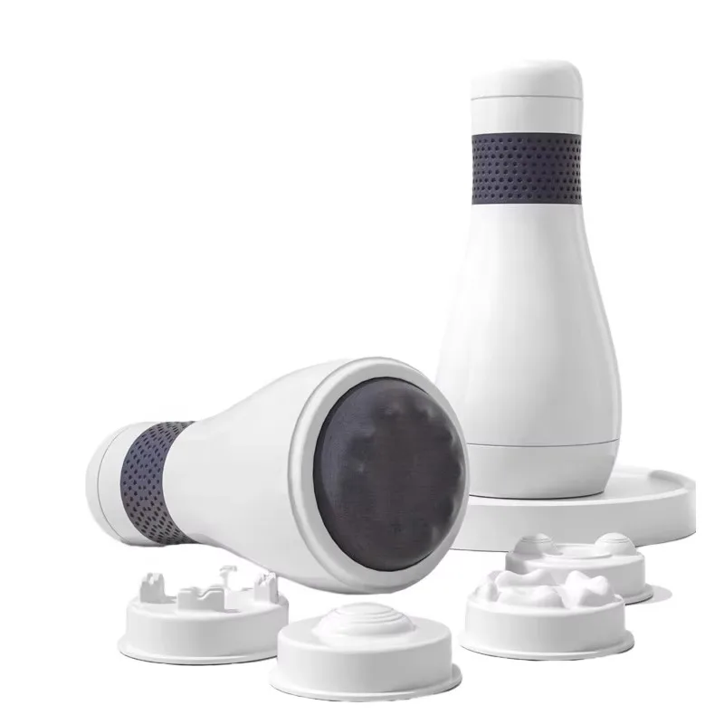 Dual‑Rotary Vibration Infrared Hand Massager Full Body Muscle Relief Device Household Body Relax Massage Care Accessory