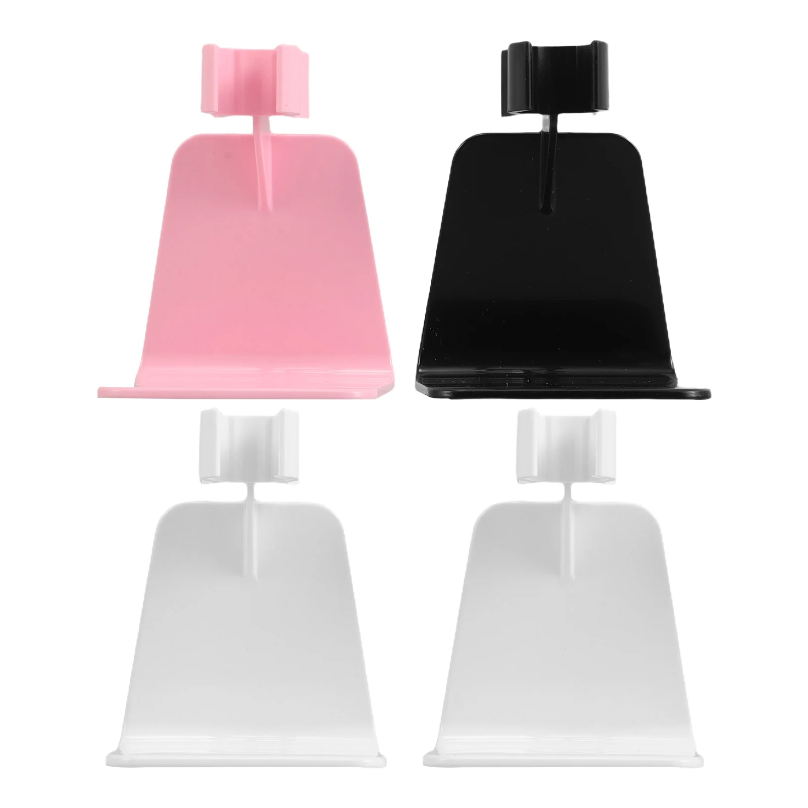 

4pcs Portable UV Nail Lamp Stand Compact Handheld Manicure Light Holder Gel Polish Dryer Stand for Nail Steady Support Pink