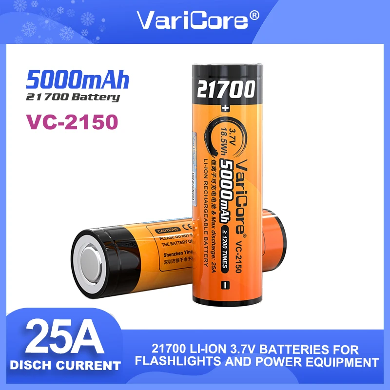 LiitoKala Lii-48S 3.7V 4800MAh 21700 Lý-Lon Sạc 9.6A Điện 2C Tỷ Lệ Xả Ternary Pin Lithium