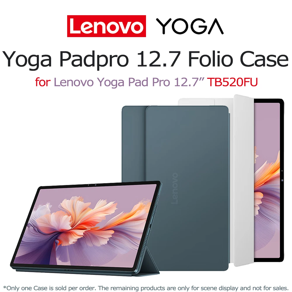 

Магнитный чехол-фолио Lenovo Yoga Pro 12.7'' для Yoga Pad Pro 12.7-дюймовой версии 2025 года, защитный, приятный на ощупь, из легкого полиуретана