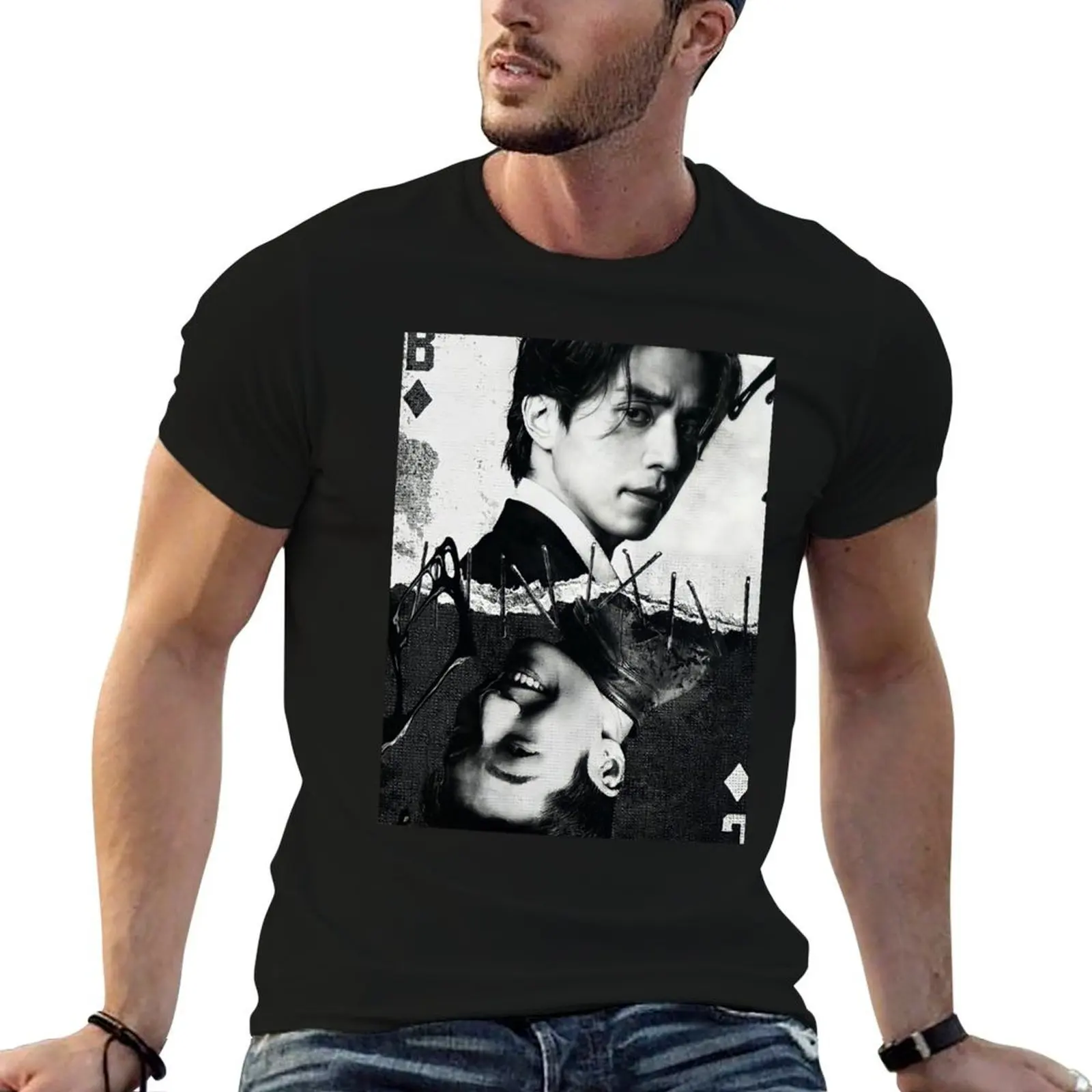 

Bad and Crazy Kdrama - Lee Dong-Wook n Wi Ha-Joon-movie star T-Shirt t shirt man casual man t shirt luxury T-Shirt