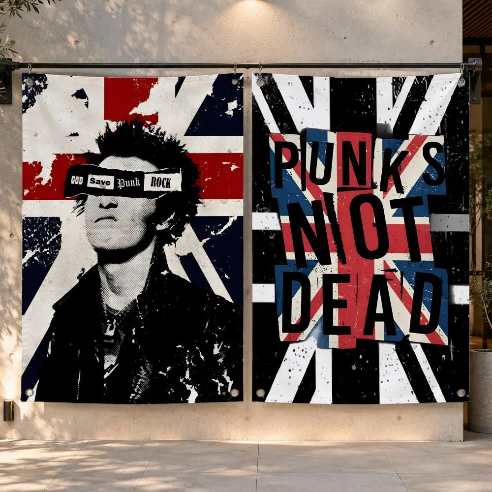 Band Sex Pistols Flags  Funny Flags for Bedrooms Home Decor Items Outdoor Decors Garage Decoration Flaga
