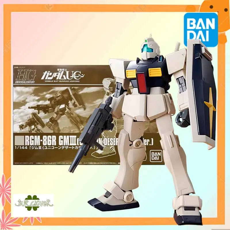 

Bandai Officially Licensed GUNDAM HG Series RGM-8GR GM UNICORN DESERT COLOR Anime Action Figure Assembly Model Toys