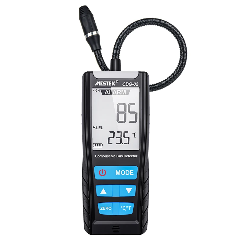 

MESTEK CGD02 Gas Analyzer Combustible ch4 gas Detector Handheld Carbon Monoxide Meter Portable CO Gas Detector Monitor Tester