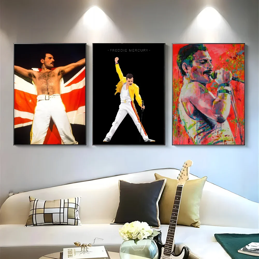 1PC Queen Freddi Mercury Posmia madly Poster Paper Print Home Living Room Bedroom Entrance Bar Restaurant Cafe Art