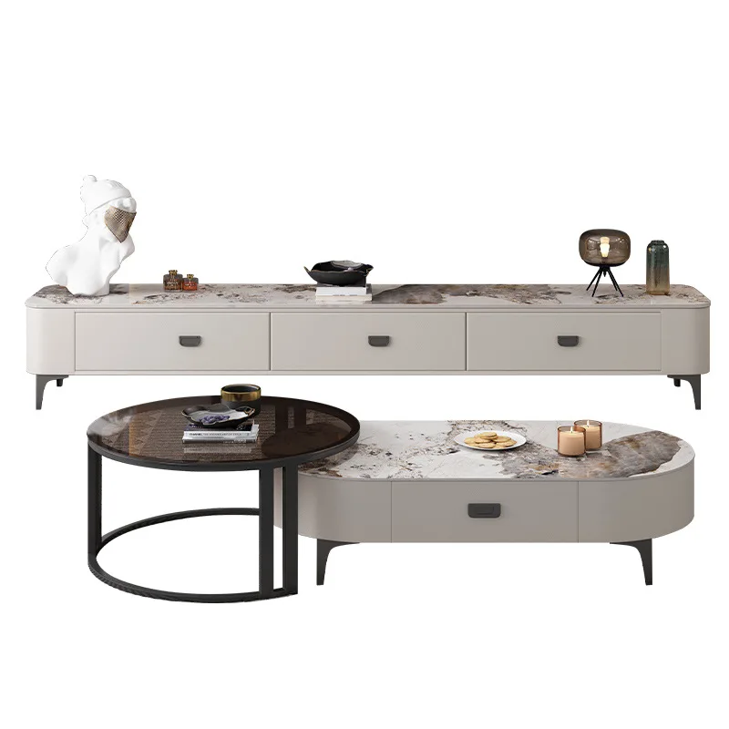 

Combination household small coffee table simple tea table living room furniture small apartment TV cabinet lengthened