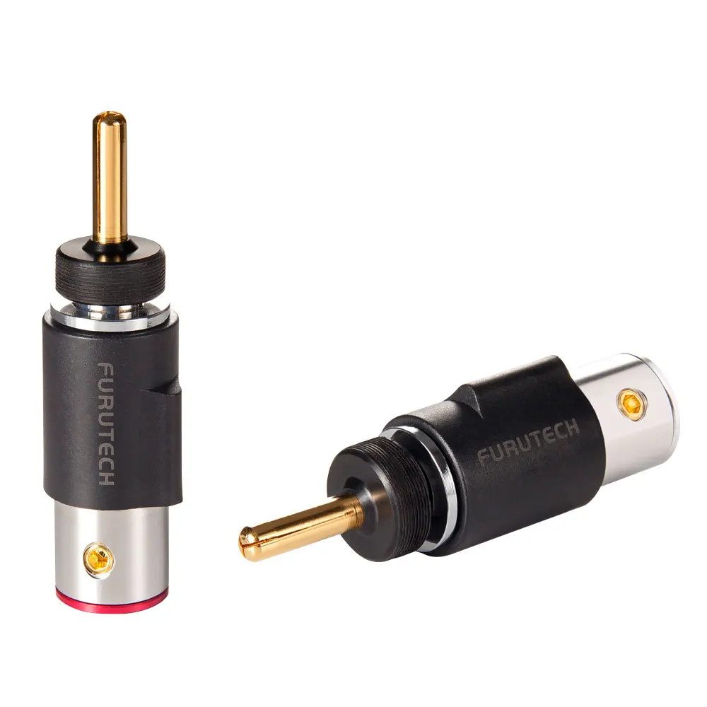 Original FURUTECH FT-212 Non-magnetic Rhodium or Gold Plated Speaker Banana Plug