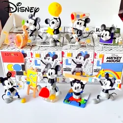 Kawaii Disney Blind Box Mickey Searching For Color Series Action Figure Mystery Box Cute Girl Pvc Model Toy Guess Bag Doll Gifts