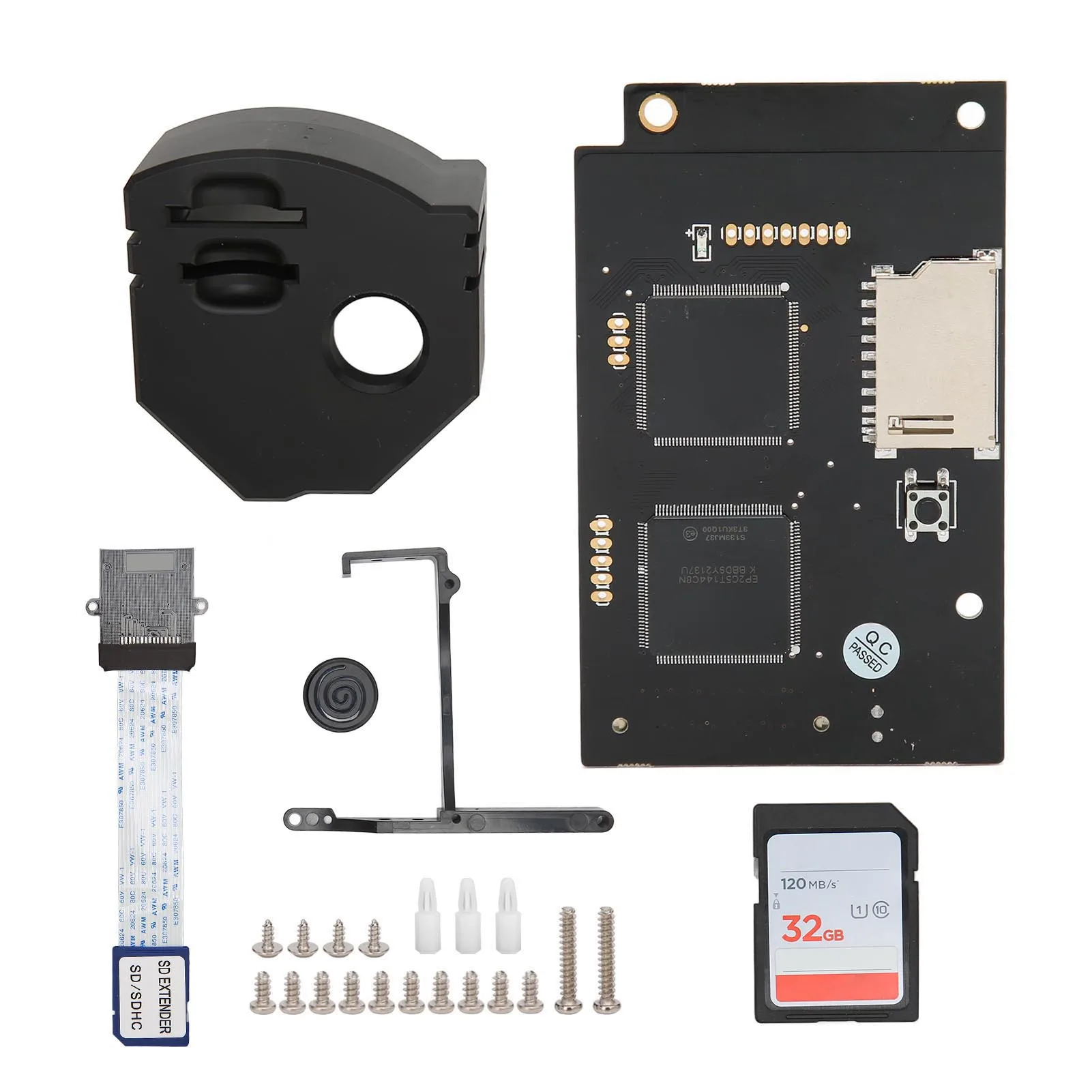 

Protable Optical Drive Simulation Board V5.15b Board with 32G Storage Card Remote Card Mount Kit for SEGA DC Dreamcast VA1 Black