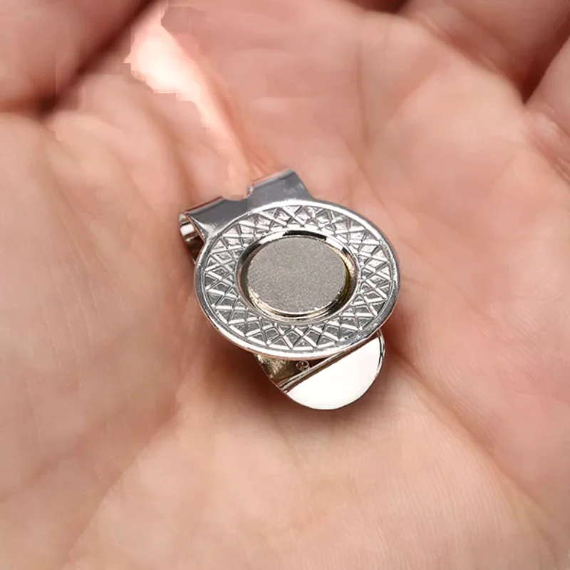 

Golf Ball Marker Golf Cap Clips With Magnet Mark Golf Ball Position Removable Metal Gift
