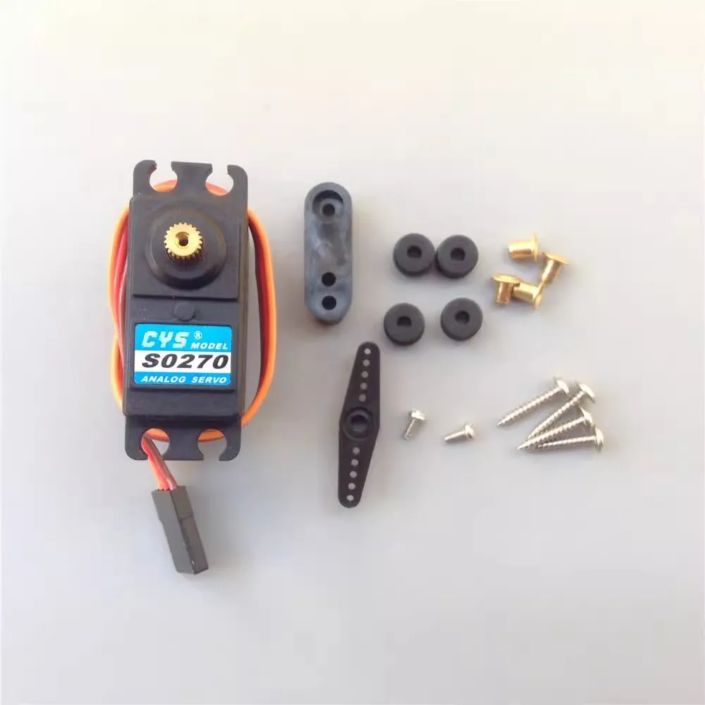 

Сервопривод 27 г с металлическими шестернями S0270, высокий крутящий момент, 3,5 кг, 180 градусов, радиоуправляемый самолет с неподвижным крылом, модели автомобилей и лодок