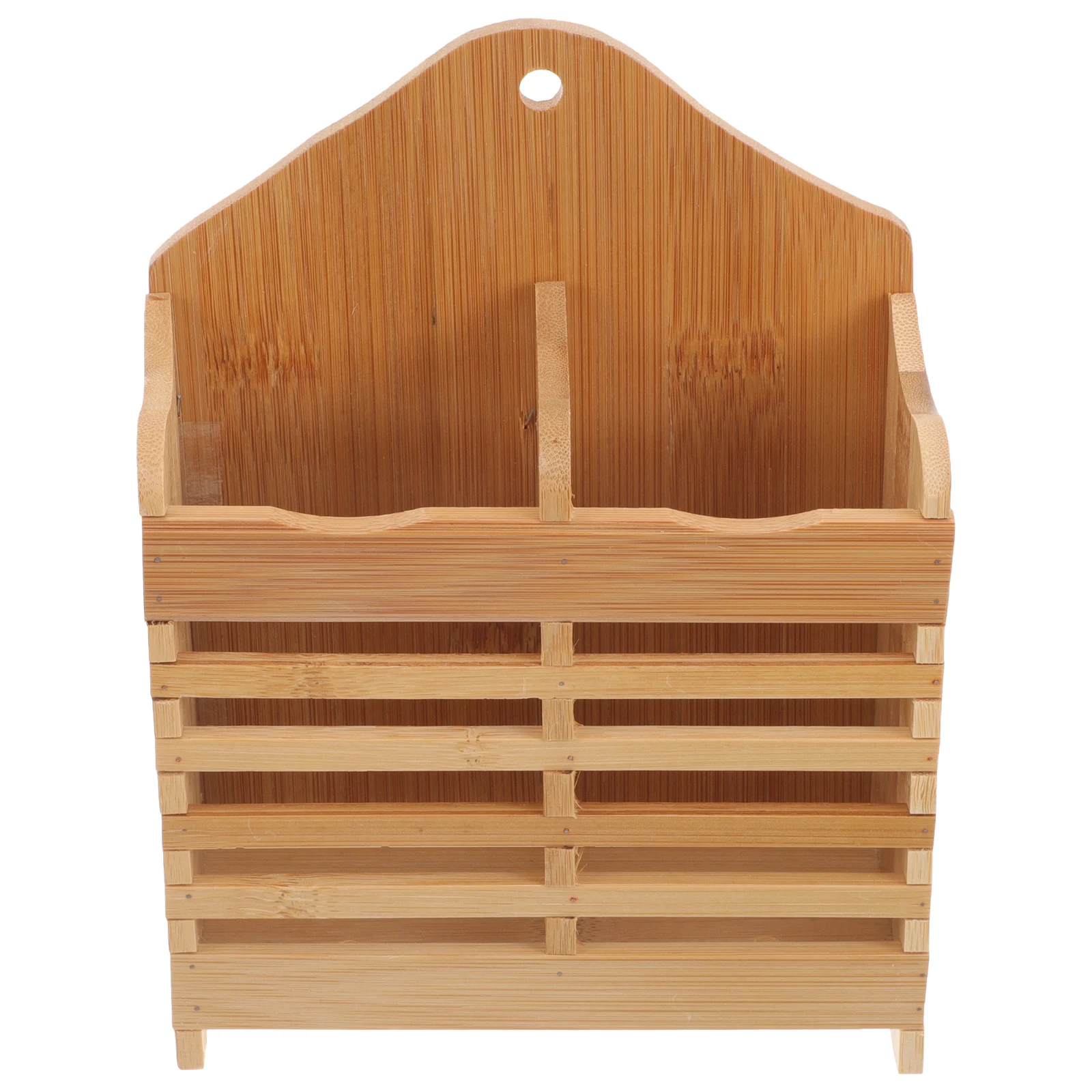 Bamboo Chopsticks Holder Large Flatware Organizer Drying Rack Utensil Storage Caddy For Dinner Party Tableware Eco