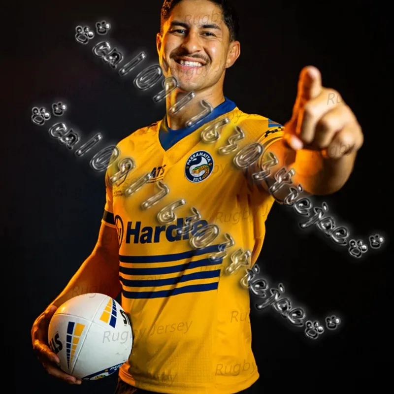 MOTO Australia New Zealand New Arrivals Summer Football Super Rugby Team Classic Parramatta Eels 2025 Jersey Adults/Kids Rugby