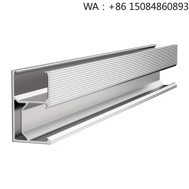 500W PV Panel Aluminum Roof Rail, Solar Tile Accessories, Standard Solar Energy Hardware Parts for Medium Power Solar Panel Moun
