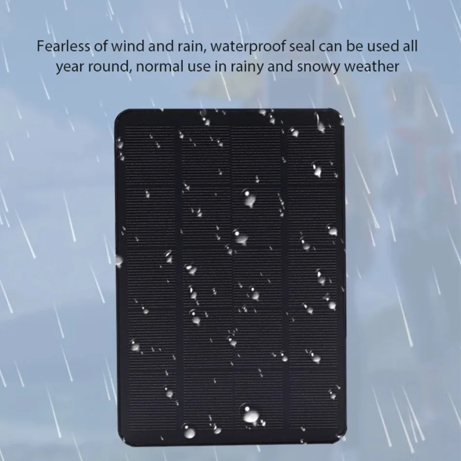 5 فولت 10 واط مايكرو نوع C شاحن لوحة طاقة شمسية خارجي لكاميرا الأمن نظام إضاءة المنزل الصغير خلايا إمداد الطاقة