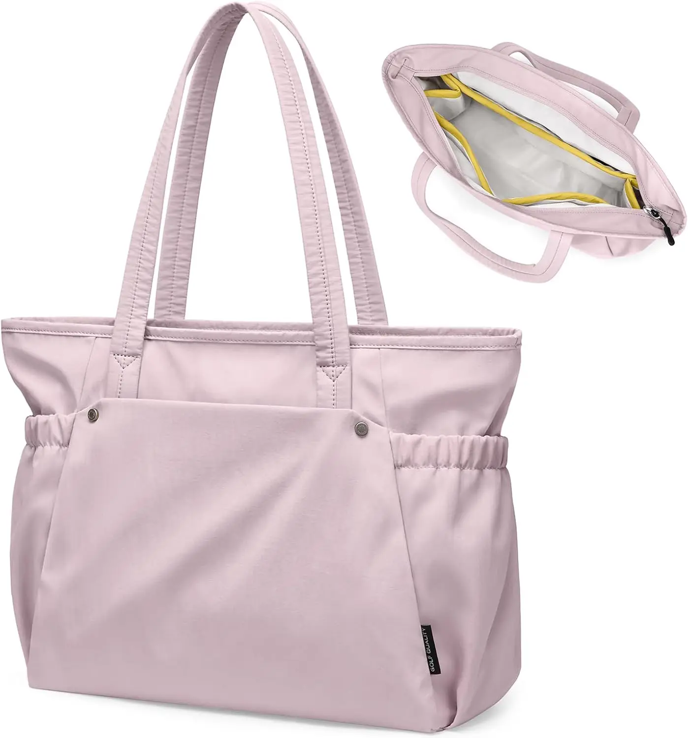 

Tote Bag for Women, 14Inch Work Bags with Zipper Computer Laptop Handbag with Compartments for Travel, Daily