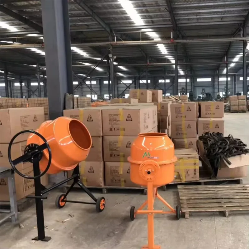 160L 200L 240L البناء الاسمنت خلاط الكهربائية دليل آلة خلط الخرسانة مع مضخة