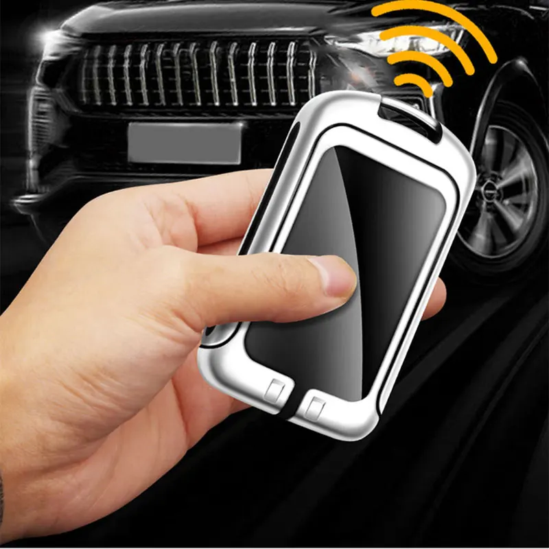 Suitable for Volvo XC40 zinc alloy car key chain shell remote control protector special key cover auto accessories