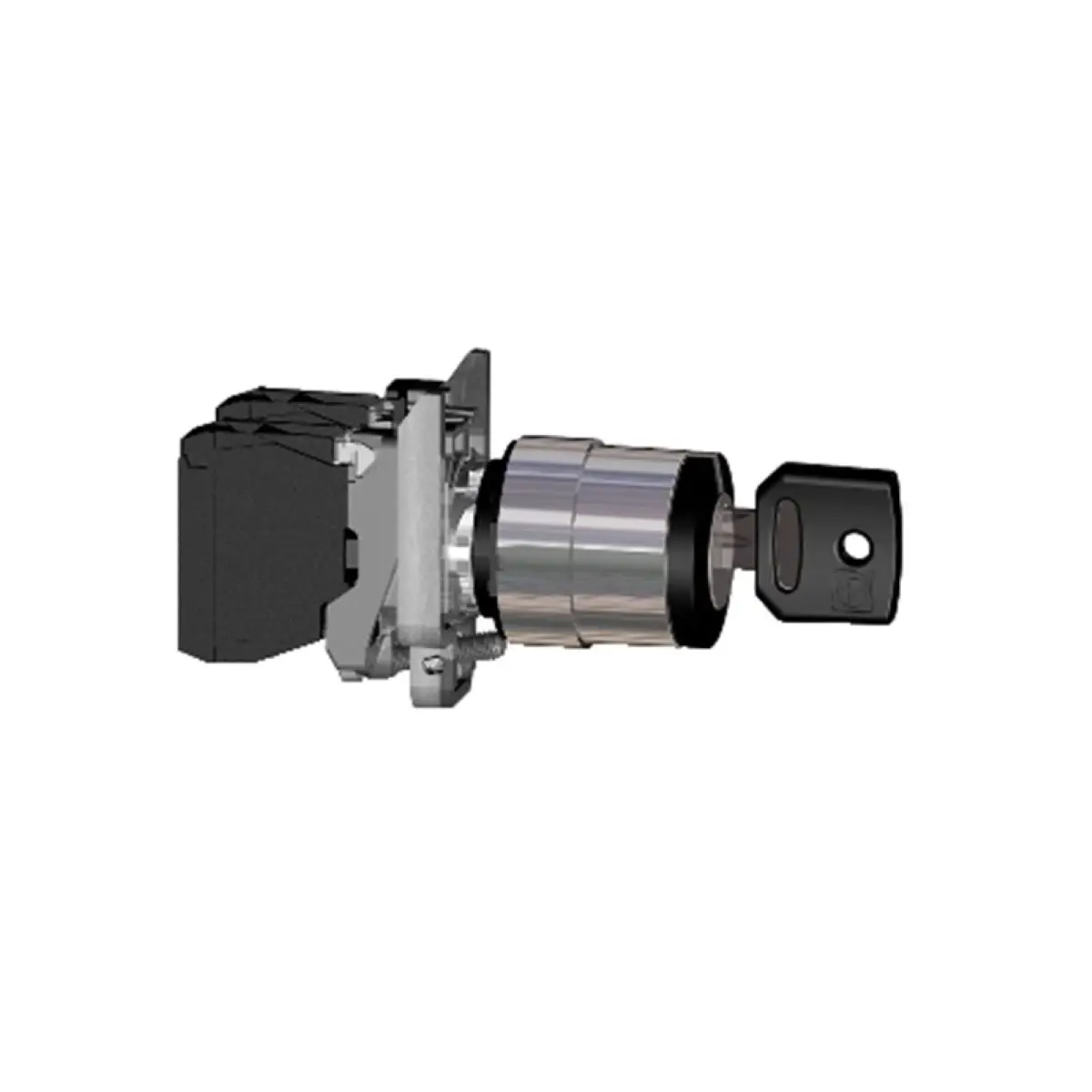 

XB4BG03 = ZB4BZ103 + ZB4BG0 Harmony XB4, Key switch selector