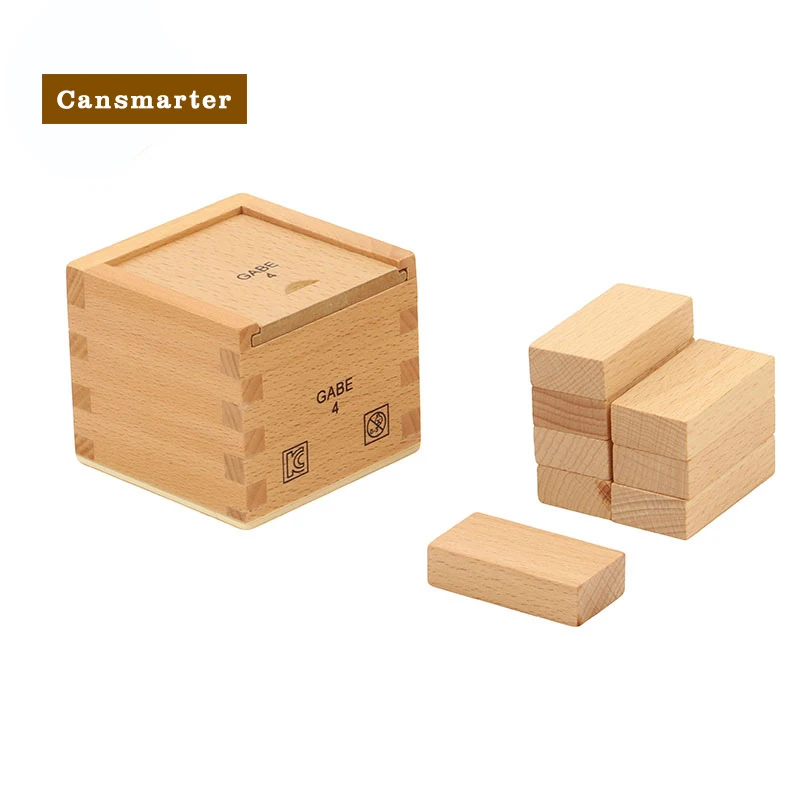 Baby Kids Toy Froebel GABE 4 Wooden Width Blocks Learning Materials Shapes Educational Preschool Training Ball Toy for Children