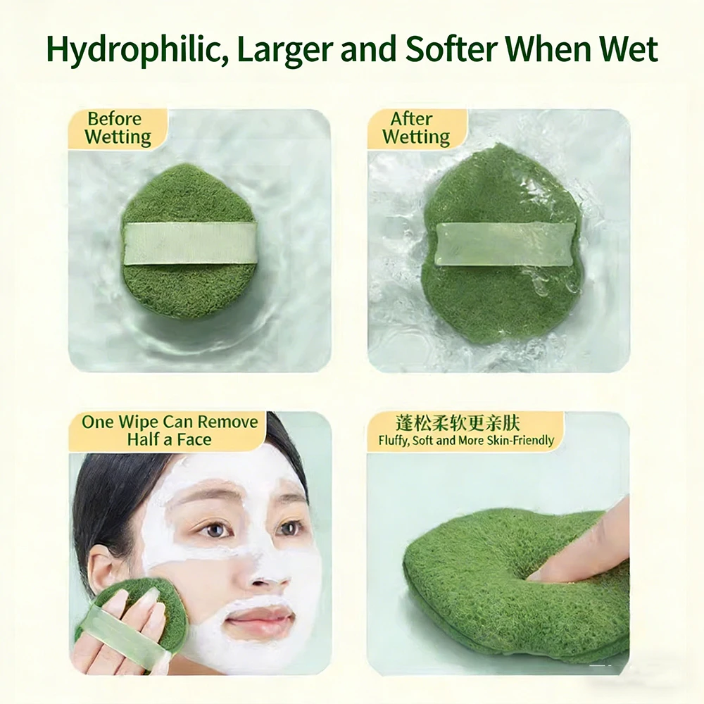 1 pz Esfoliante Lavaggio Del Viso Spugna Detergente Rimozione di Comedone Struccante Schiuma Soffio Strumento Pulizia Profonda Detergente Dei Pori Cura Della Pelle