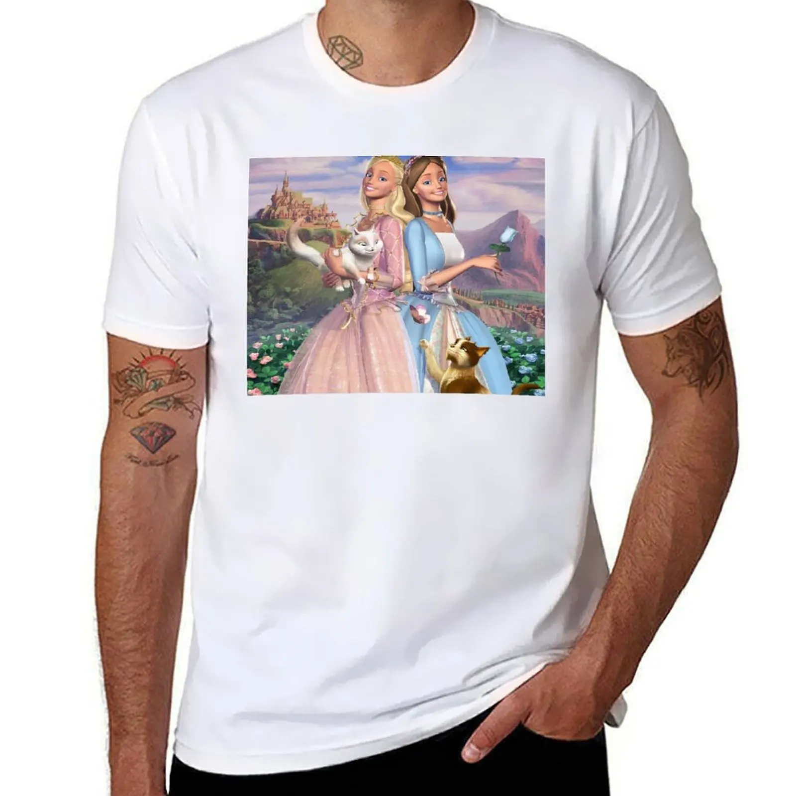 

Princess and the Pauper T-Shirt man t shirt summer cotton t shirt pack T-Shirt