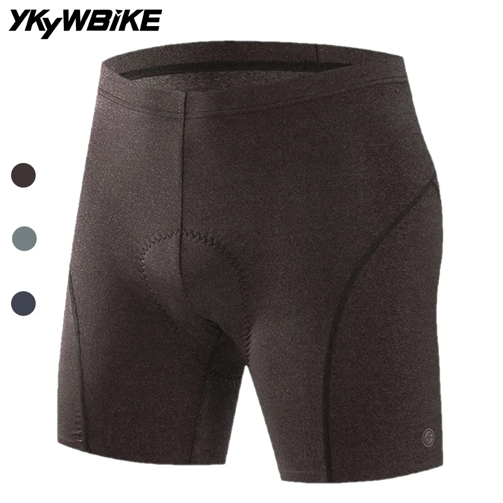 AliExpress YKYWBIKE Men's Cycling Shorts Belgium High Elasic Sponge Pad Cycling Underwear Shockproof Mtb Shorts Mountain Bicycle Underwear